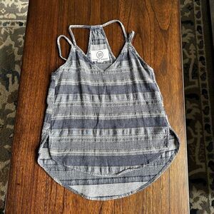 Sloane Rouge XS Boho Striped Double Strap Tank